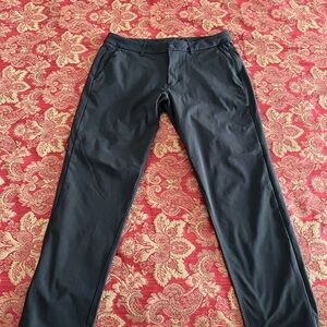 Men's Black Pants - Lululemon Commission Slim-Fit Pant 30”L *Warpstreme